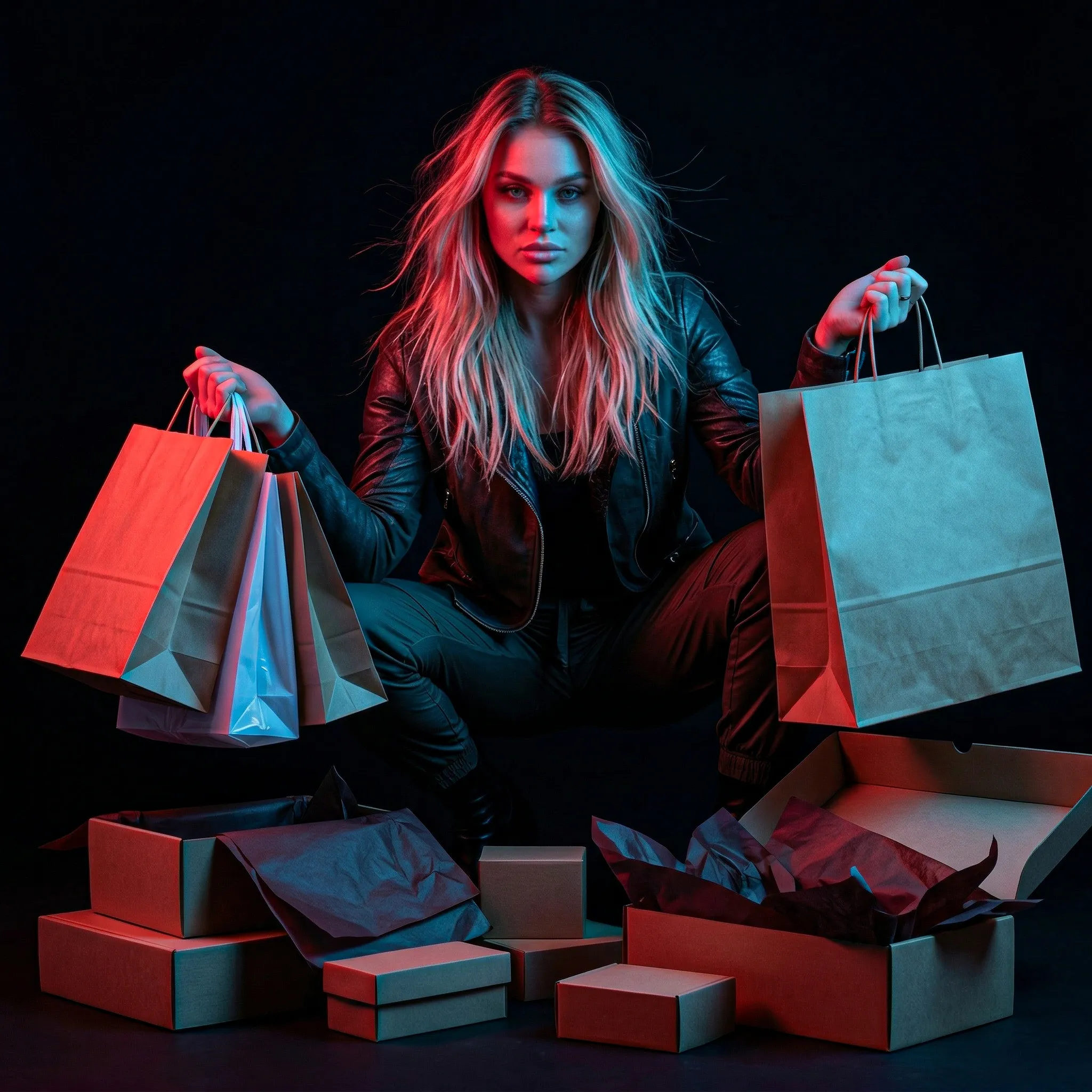 Firefly_Gemini Flash_Use the attached image as a style reference. Match the exact bright neon lighting, co 415161