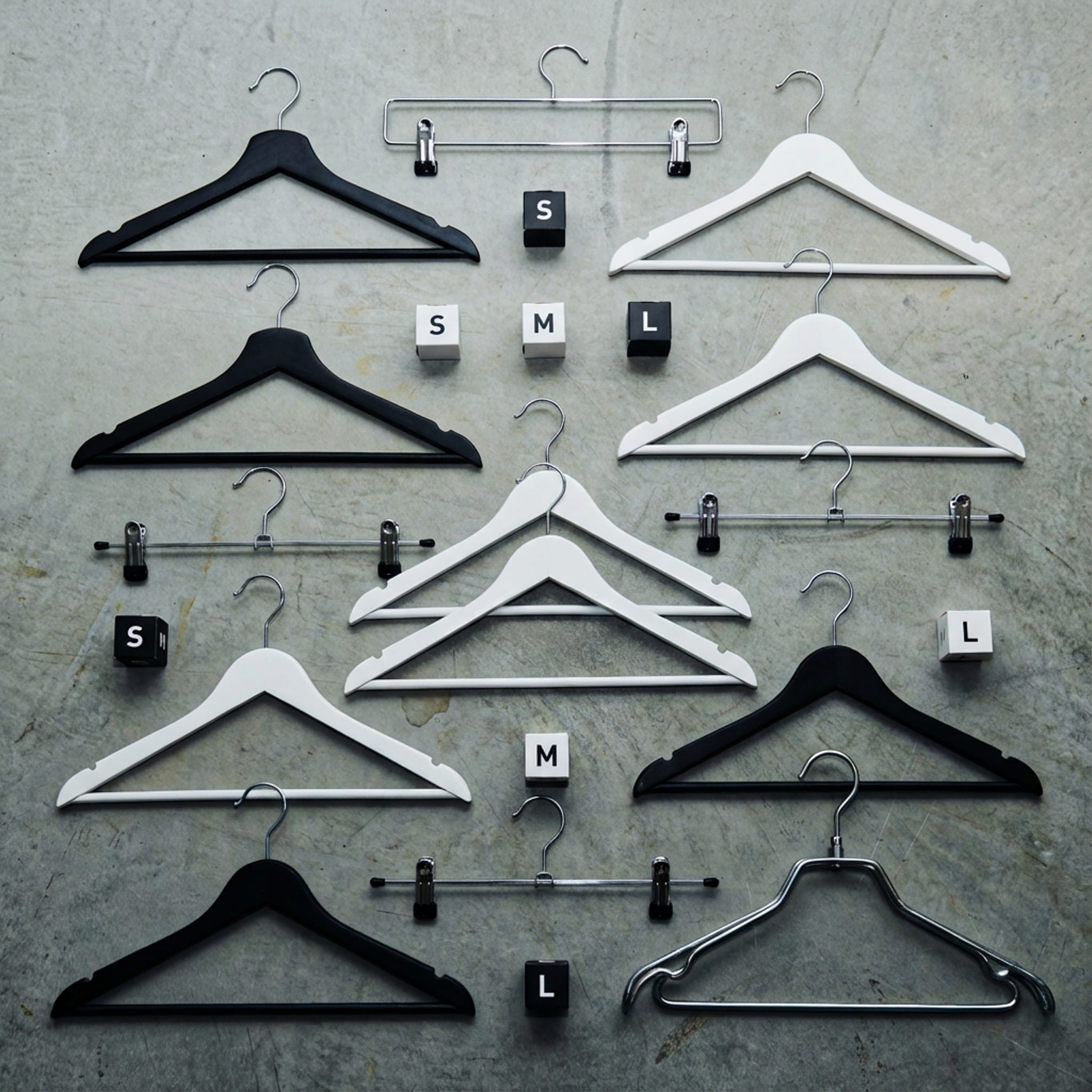 Firefly_Create a product category image for “Hangers” in the same visual style as the provide 678882